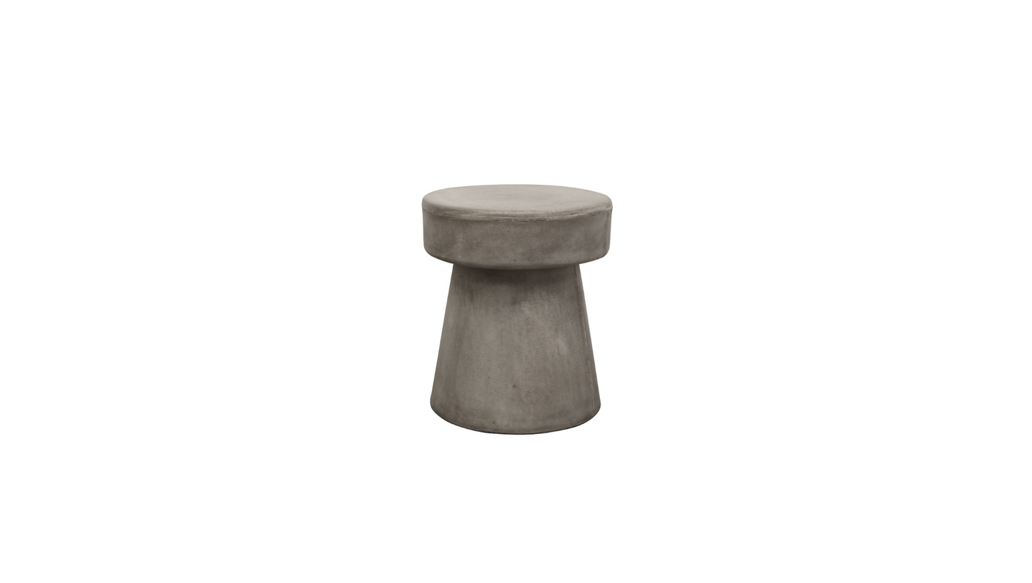 Mushroom Concrete Stool / Side Table - McGreals