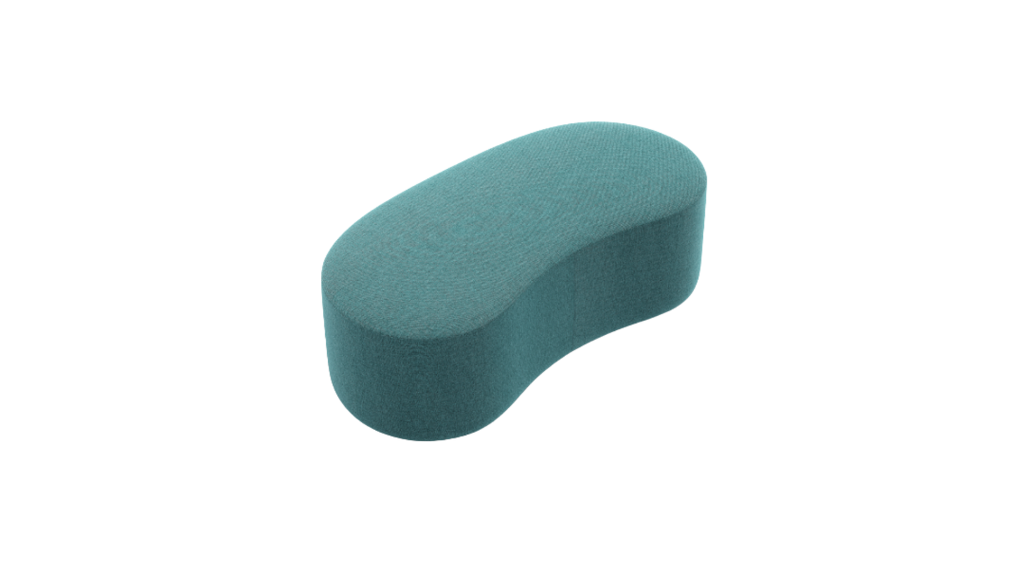 Kidney Ottoman