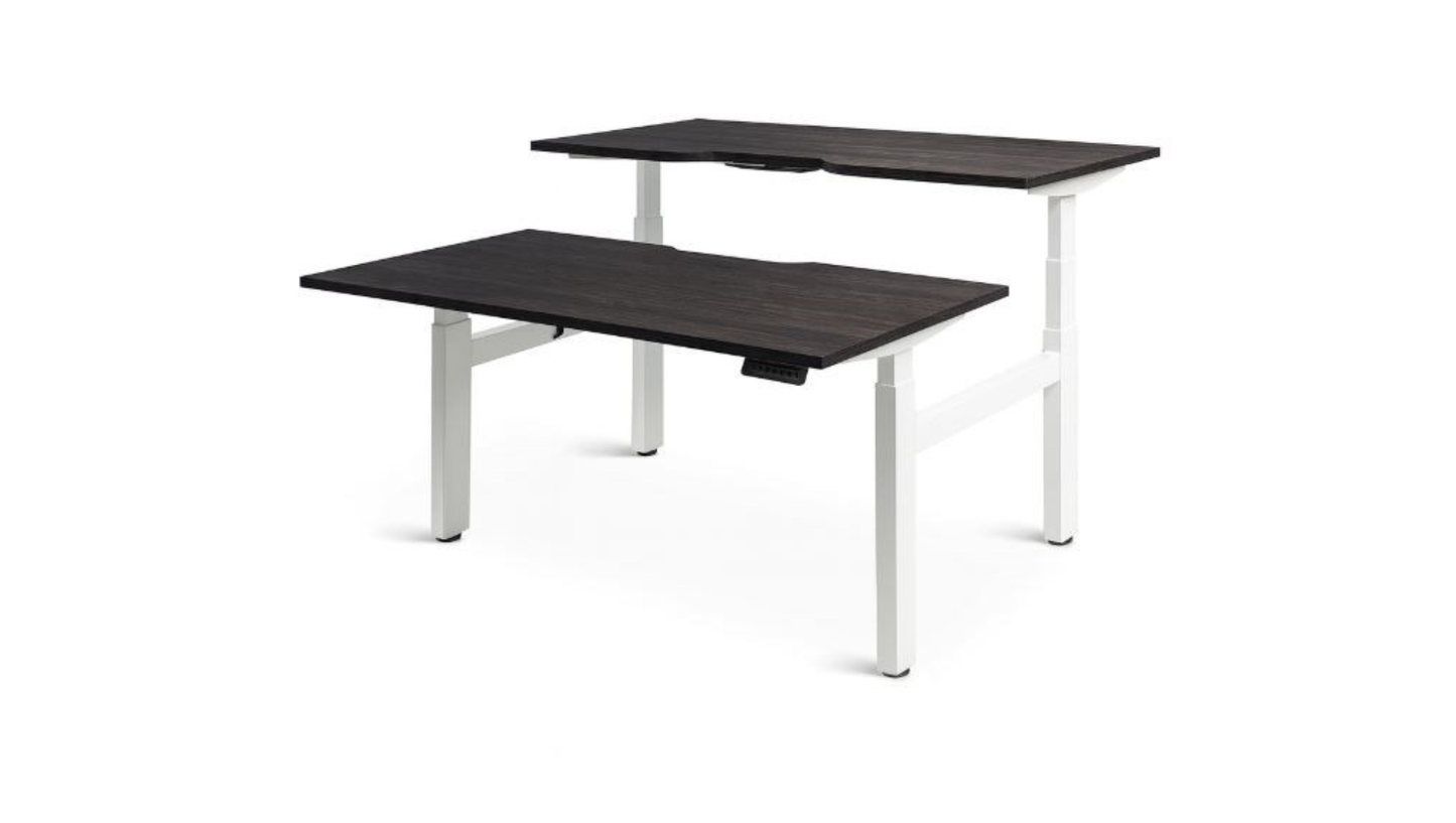 Enhance Electric Height Adjustable Shared Desk - McGreals