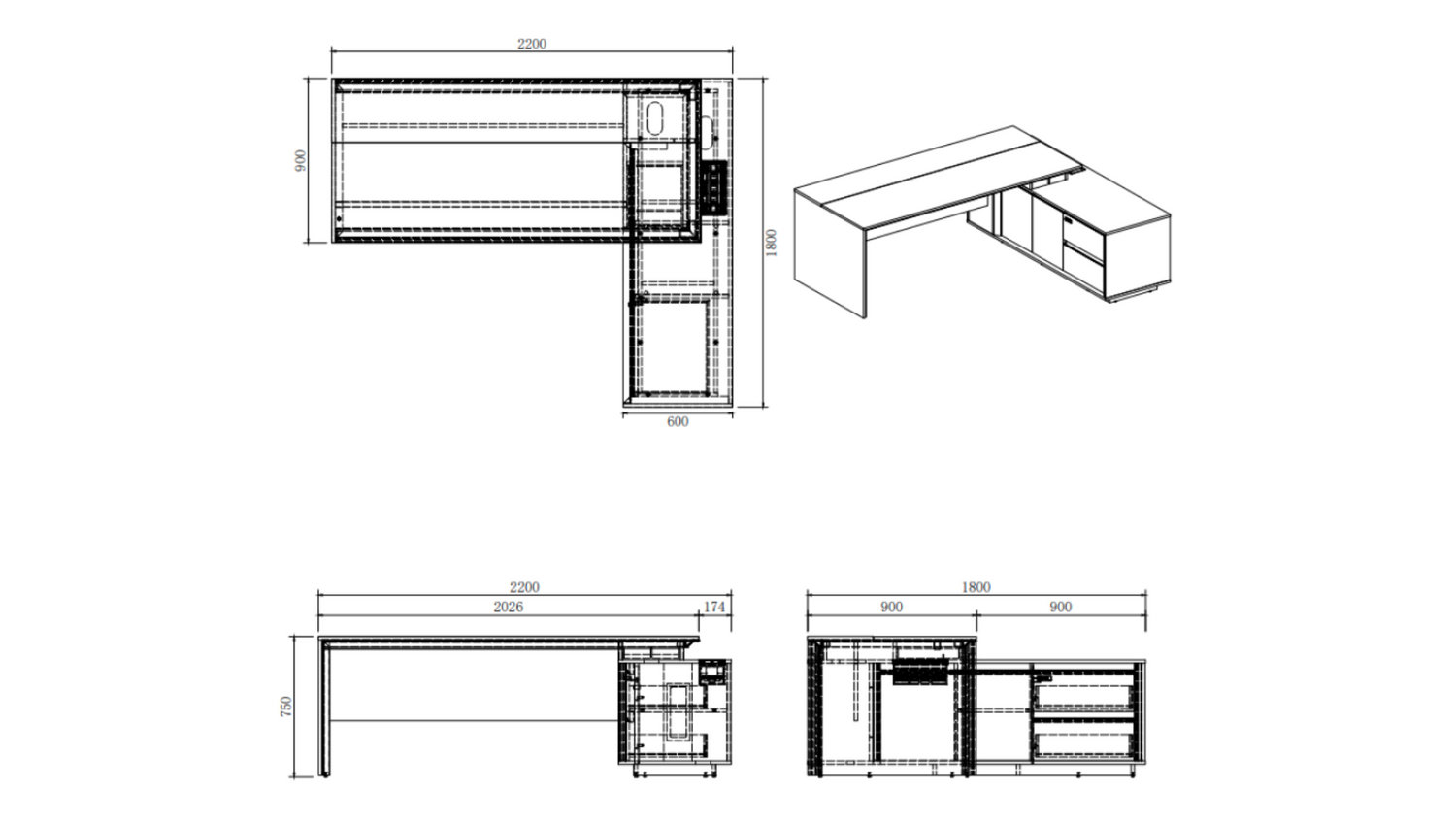 Maxim Executive Desk - McGreals