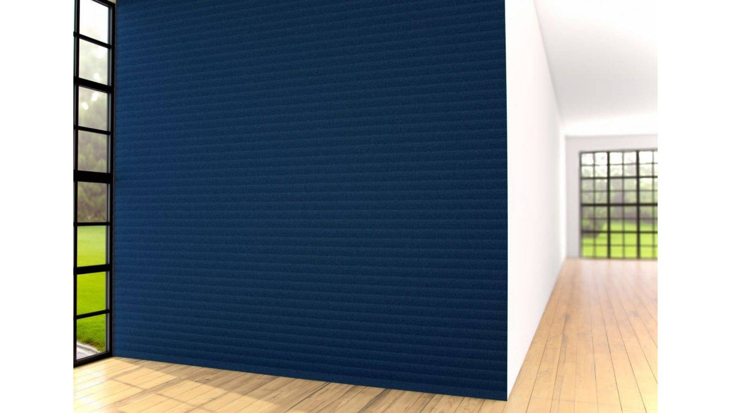 Accessories Blackish Blue Acoustic Wave Panels