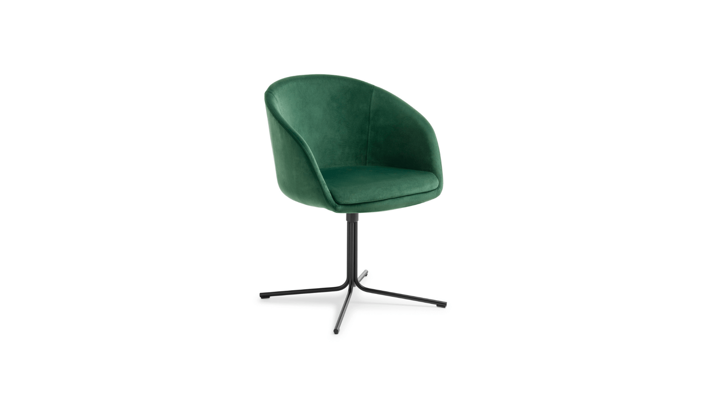 Soft Seating 4-point / Black Aria Chair