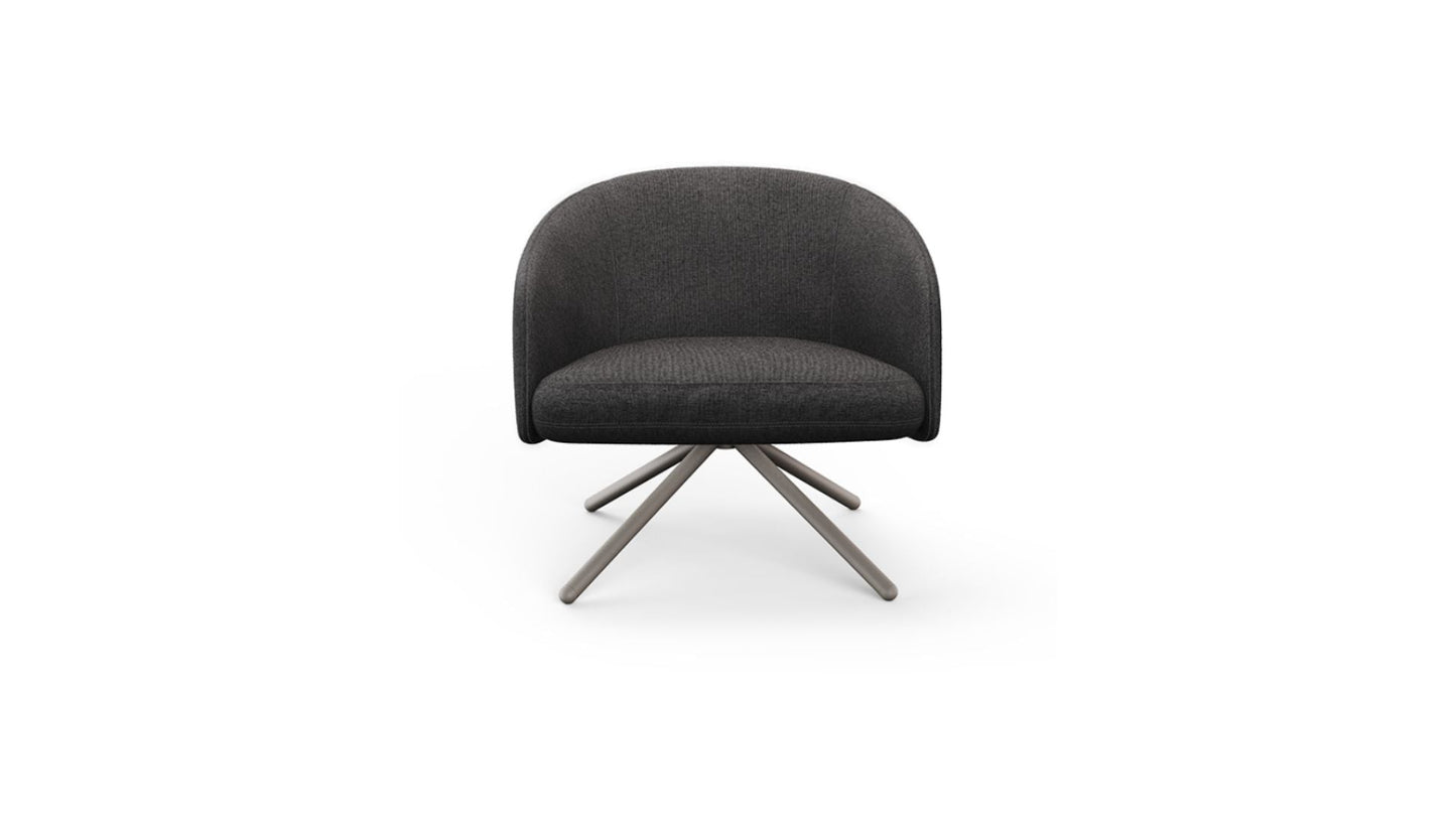 Soft Seating Metal Swivel Bonny chair