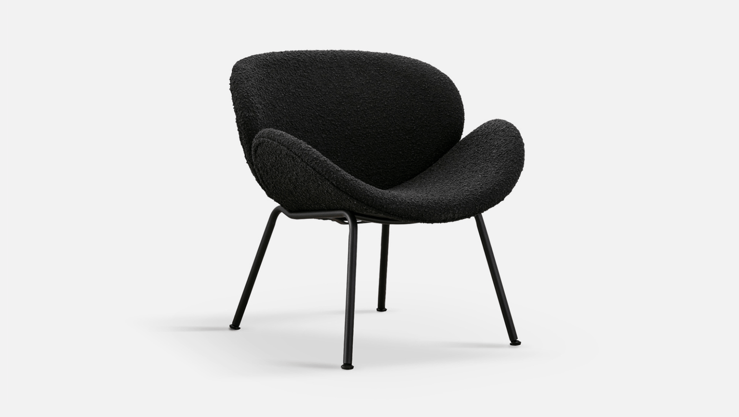 Soft Seating Black Davis Accent Chair