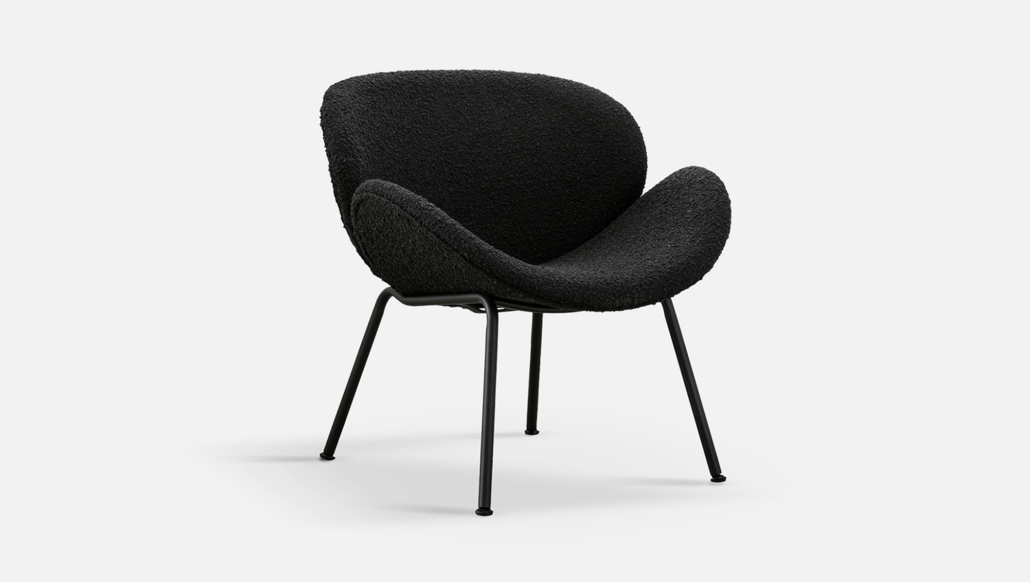 Soft Seating Black Davis Accent Chair
