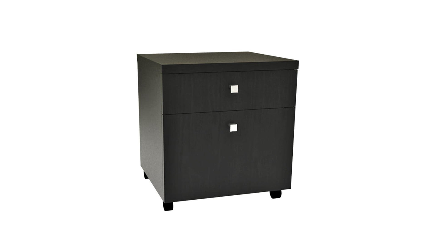Filing and Storage Ebony Mobile 1 Drawer & File Unit