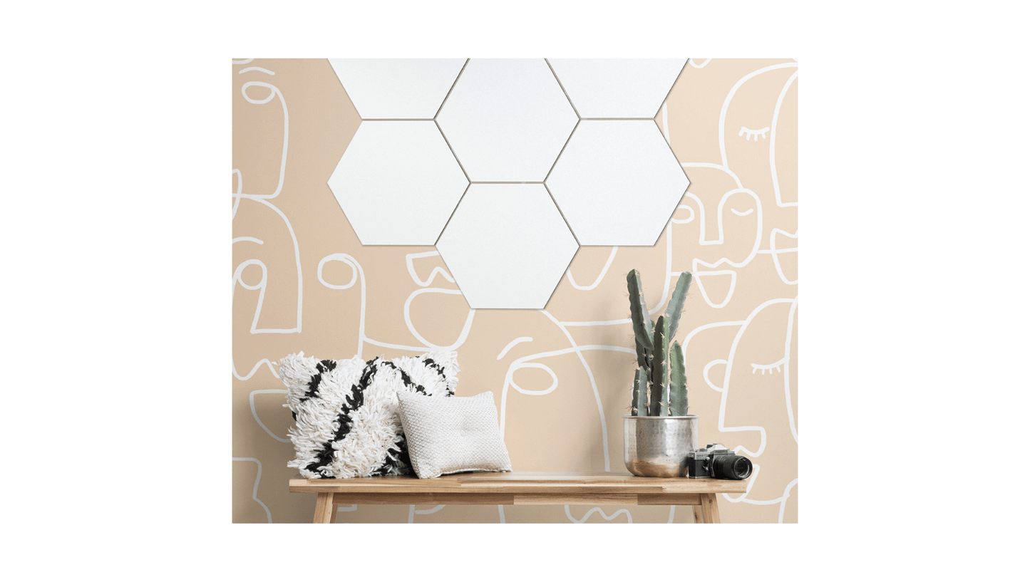 Accessories 7 Peice Hexagon EDGE Whiteboards - Custom