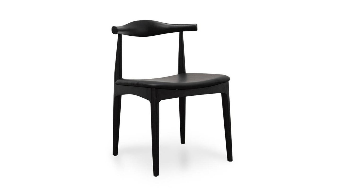 Seating Black Ash Elbow Chair