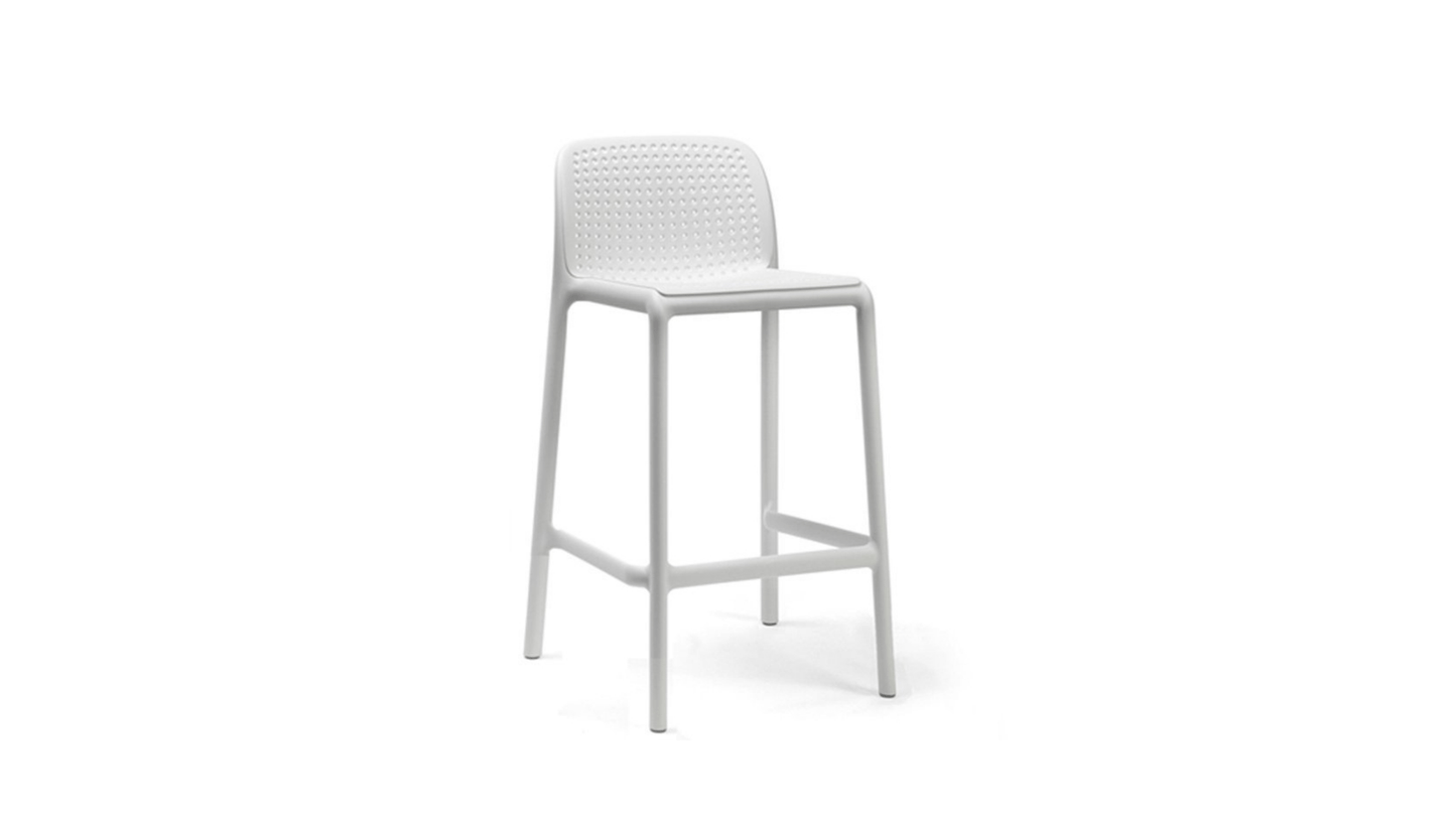 Seating 650mm / White Lido Barstool