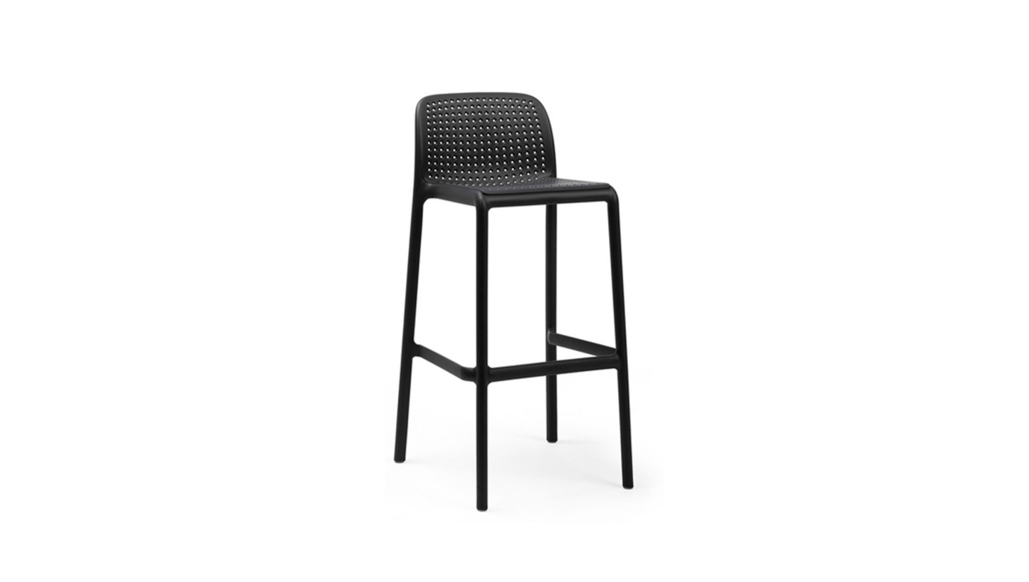 Seating 760mm / Charcoal Lido Barstool