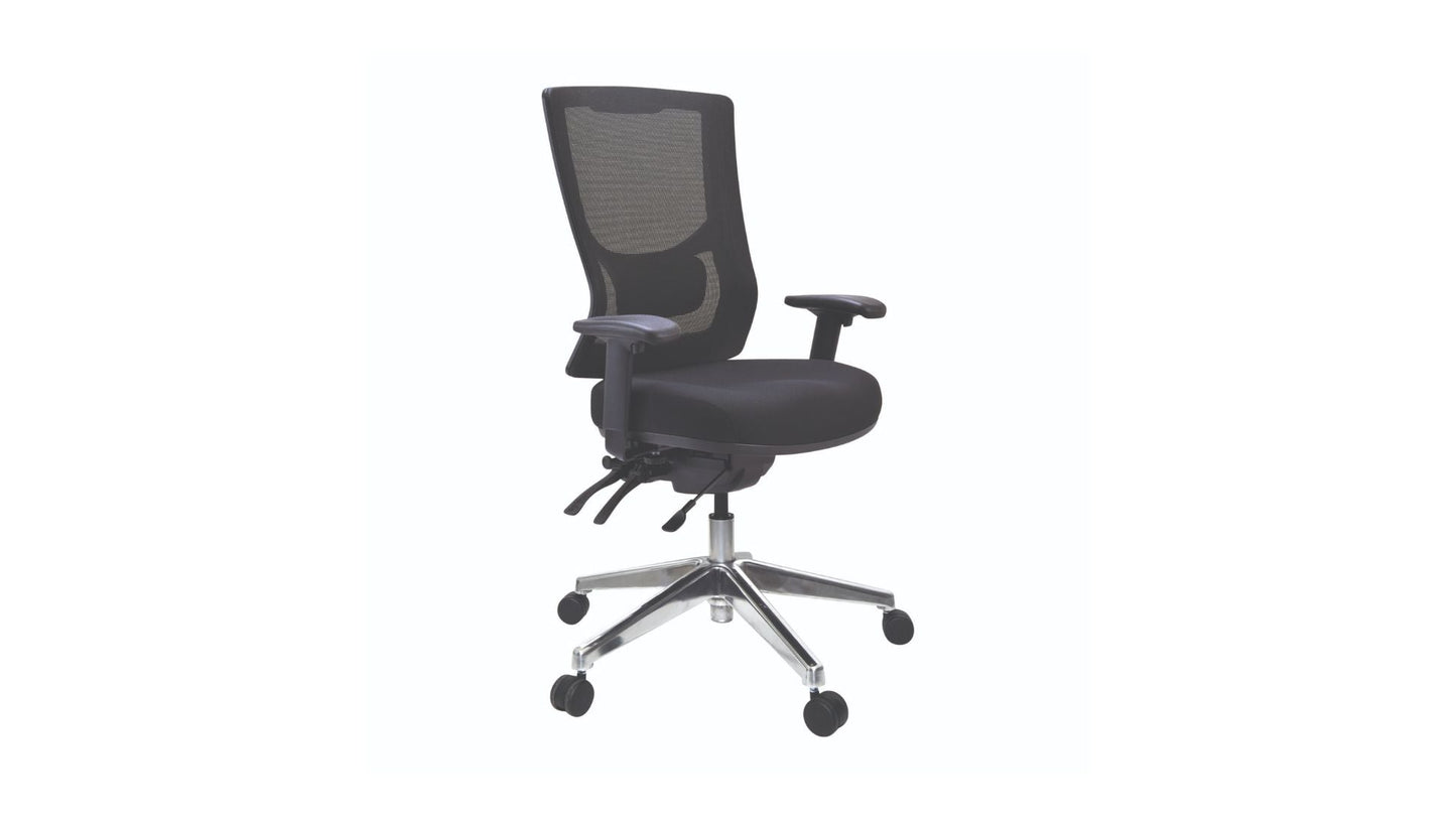 Seating With arm rests / Chrome Metro II High Back