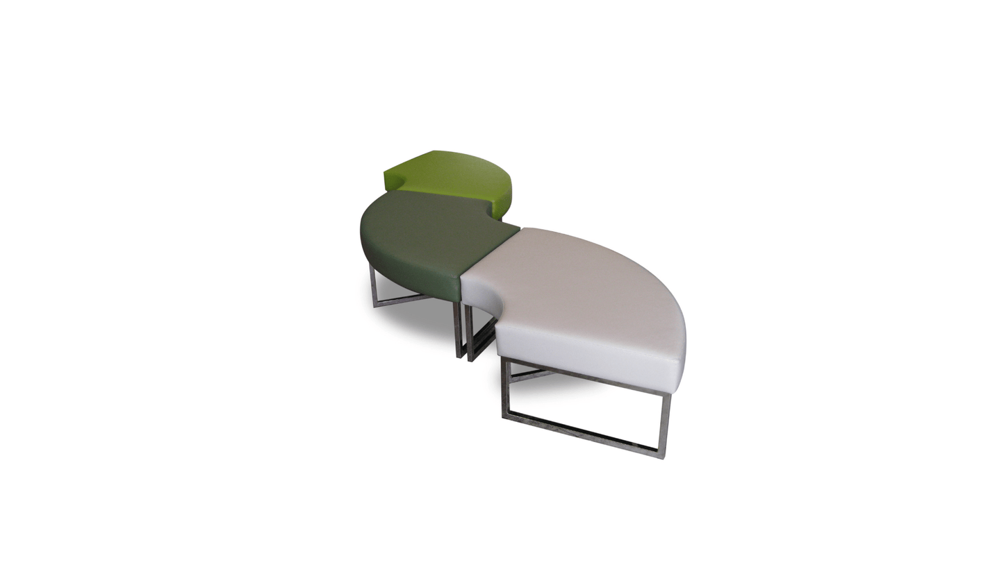 Soft Seating Nickle Modular Seating