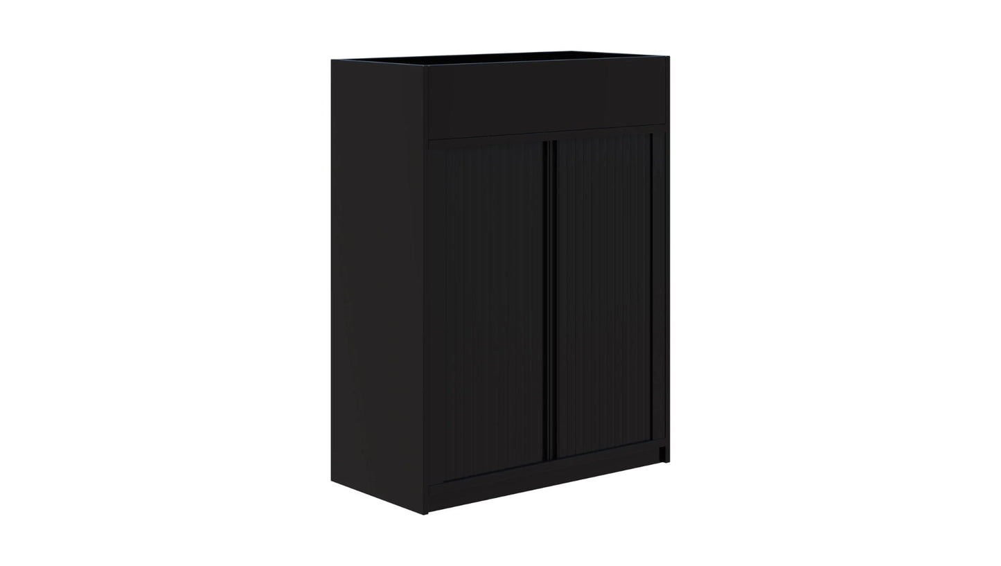 rapid planter tambour Black / 1200 x 900 / Non Locking Rapid Planter Tambour