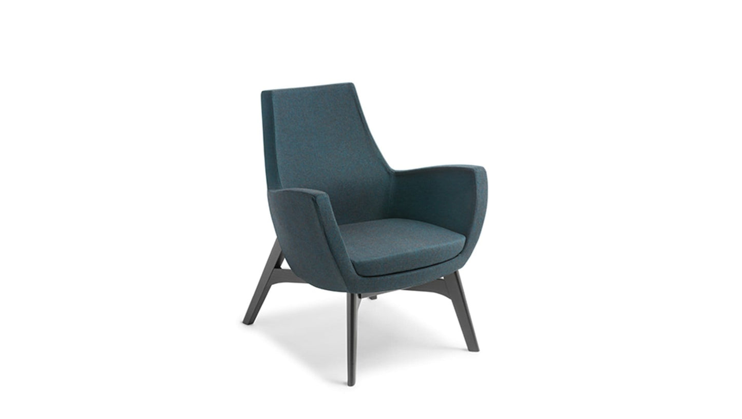Soft Seating Timber base - Black Ash Treviso Chair