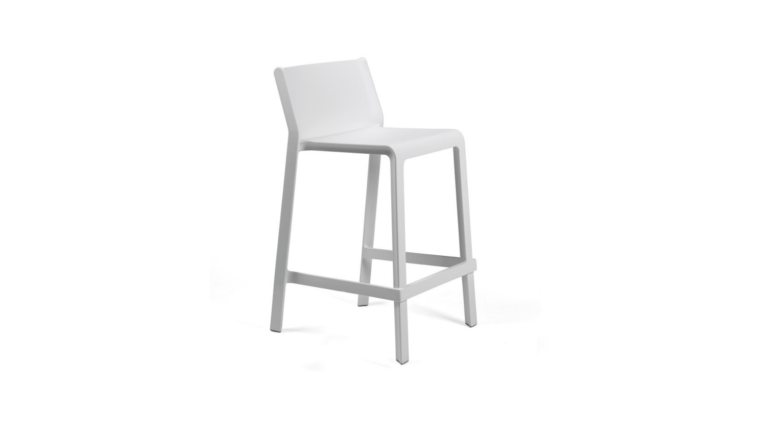 Seating 650mm / White Trill Barstool