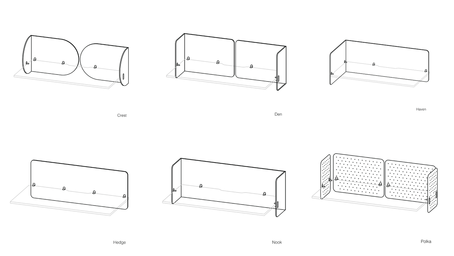 Partitions Vicinity Desk Screens