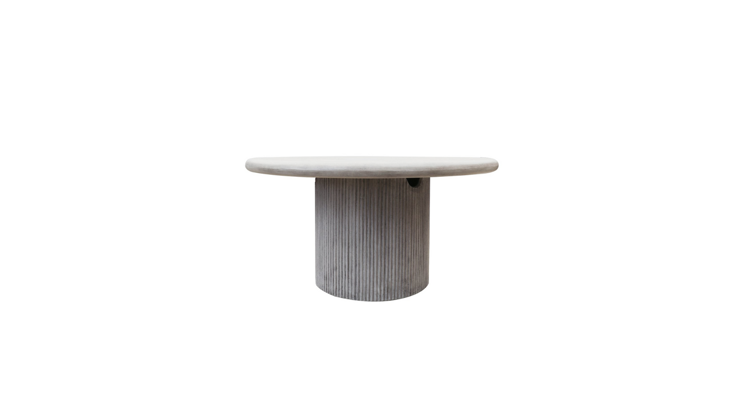 Patras Round Outdoor Concrete Table - McGreals