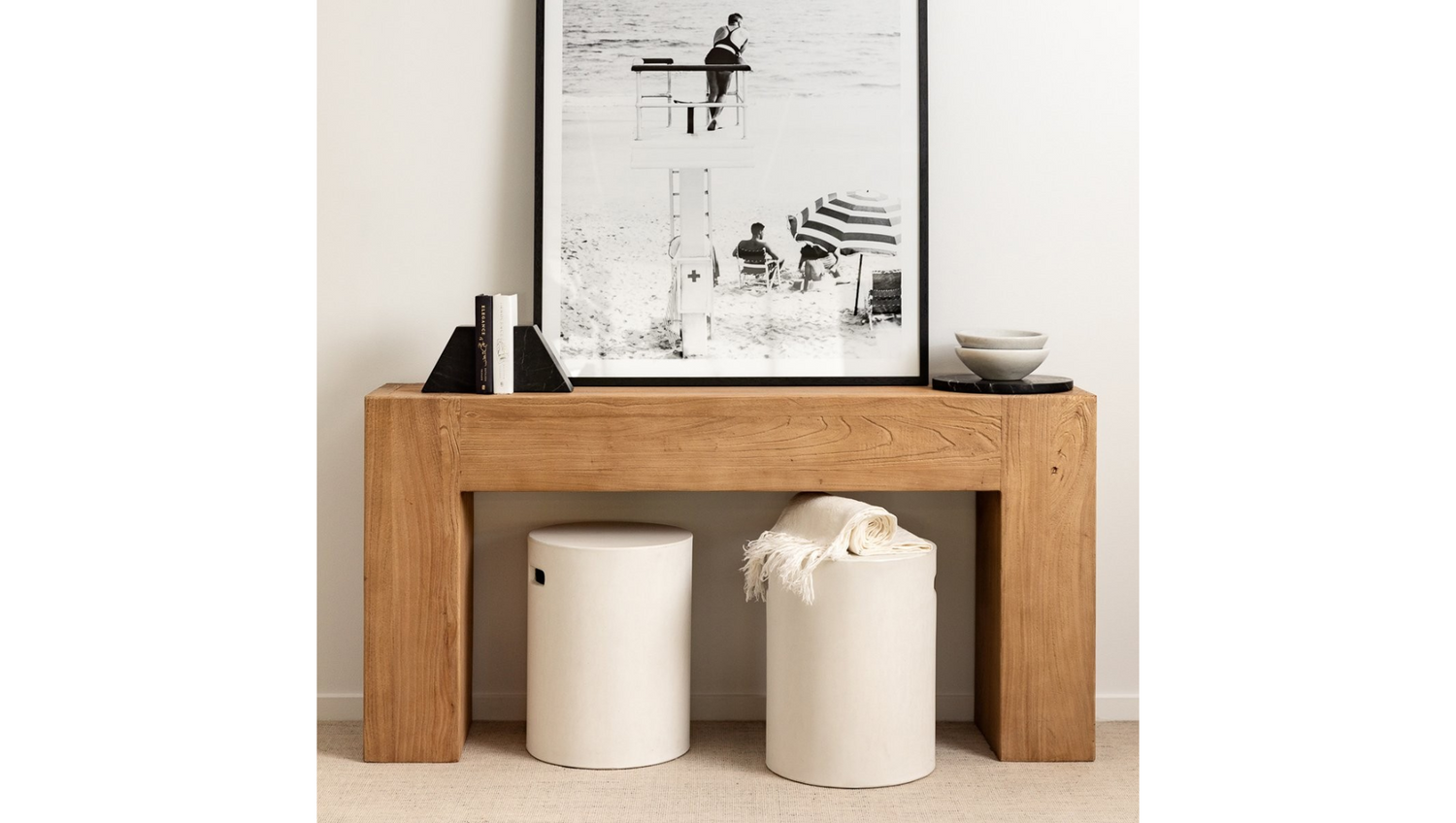 Pipe Concrete Stool / Side Table - McGreals