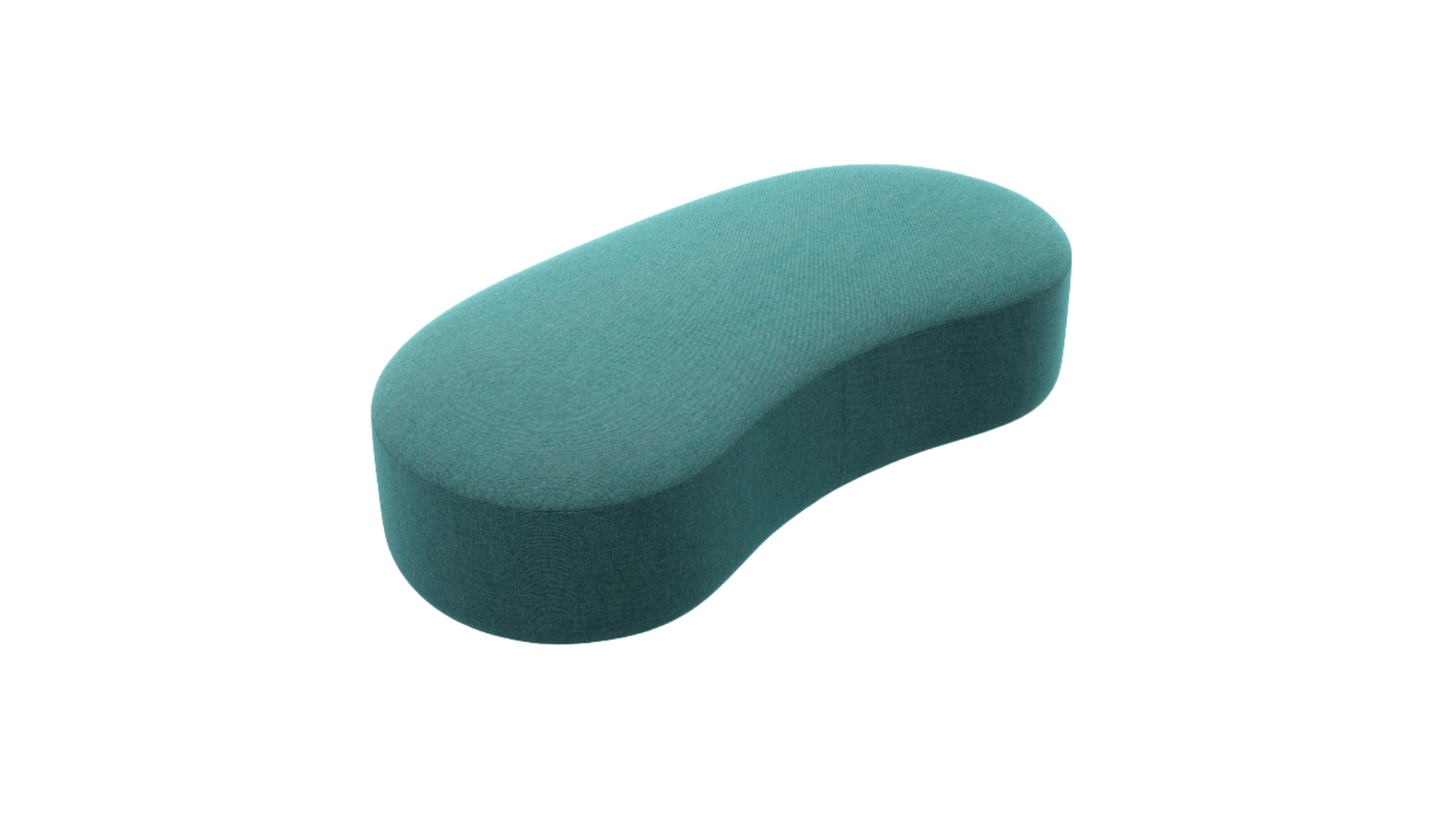 Kidney Ottoman