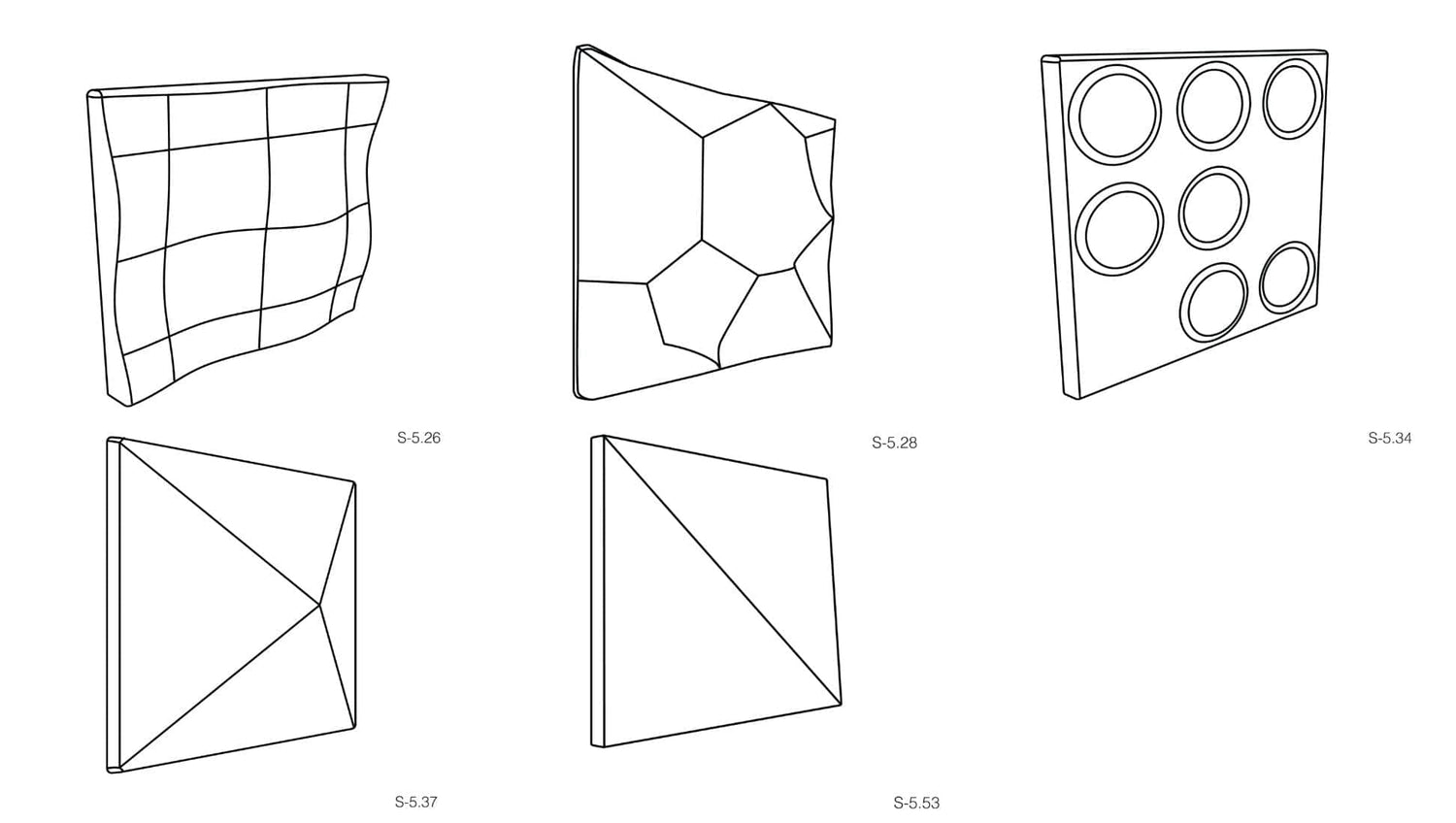 Accessories 3D Ceiling Tiles