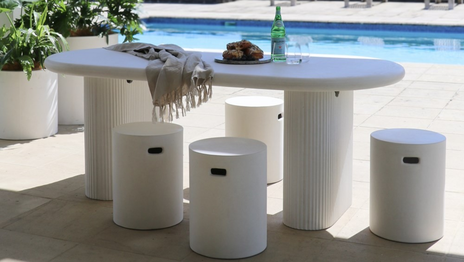 Solona Outdoor Concrete Table - McGreals