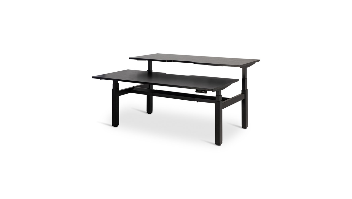Enhance Electric Height Adjustable Shared Desk - McGreals