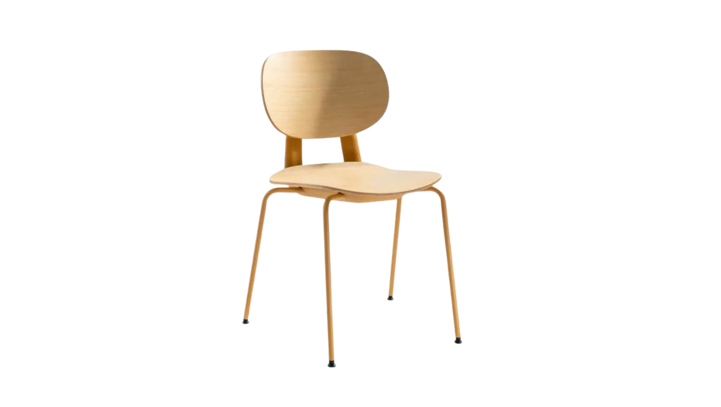 Milo Chair Yellow four leg
