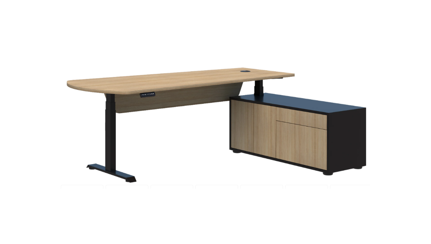 Summit II Executive Desk Storage Setting