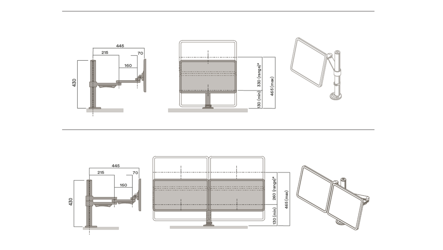 C.ME Monitor Arms - McGreals