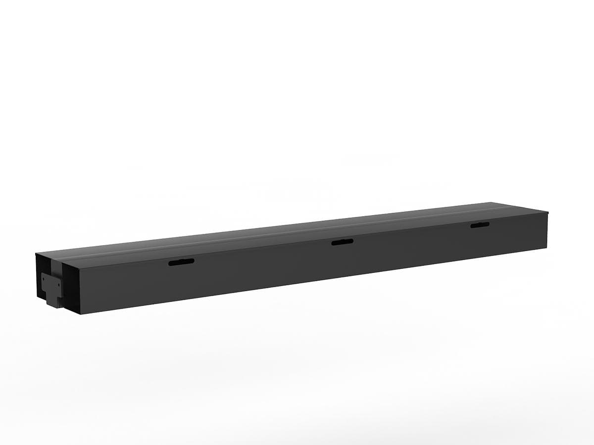 Accessories 1200mm / Black Agile Cable Tray - shared desk