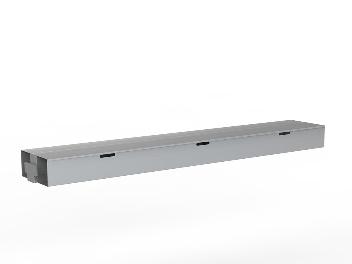 Accessories 1200mm / Silver Agile Cable Tray - shared desk