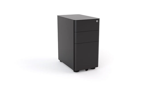 Filing and Storage Black Powercoat Agile Slimline Mobile