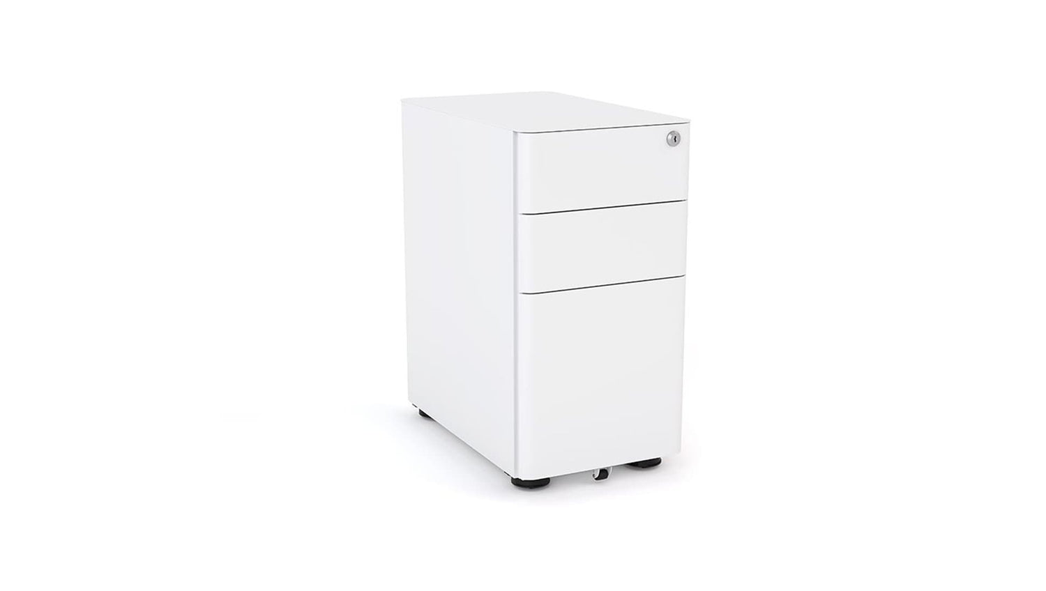 Filing and Storage White Powdercoat Agile Slimline Mobile