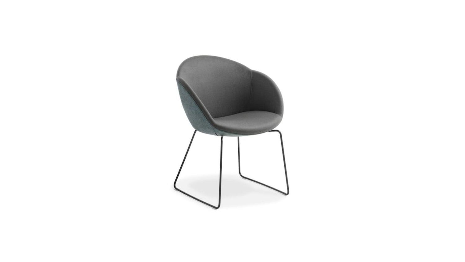 Soft Seating Sled base Amelia Chair