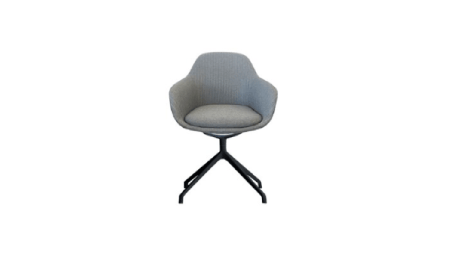 Soft Seating Black Iron Ava Lounge Chair