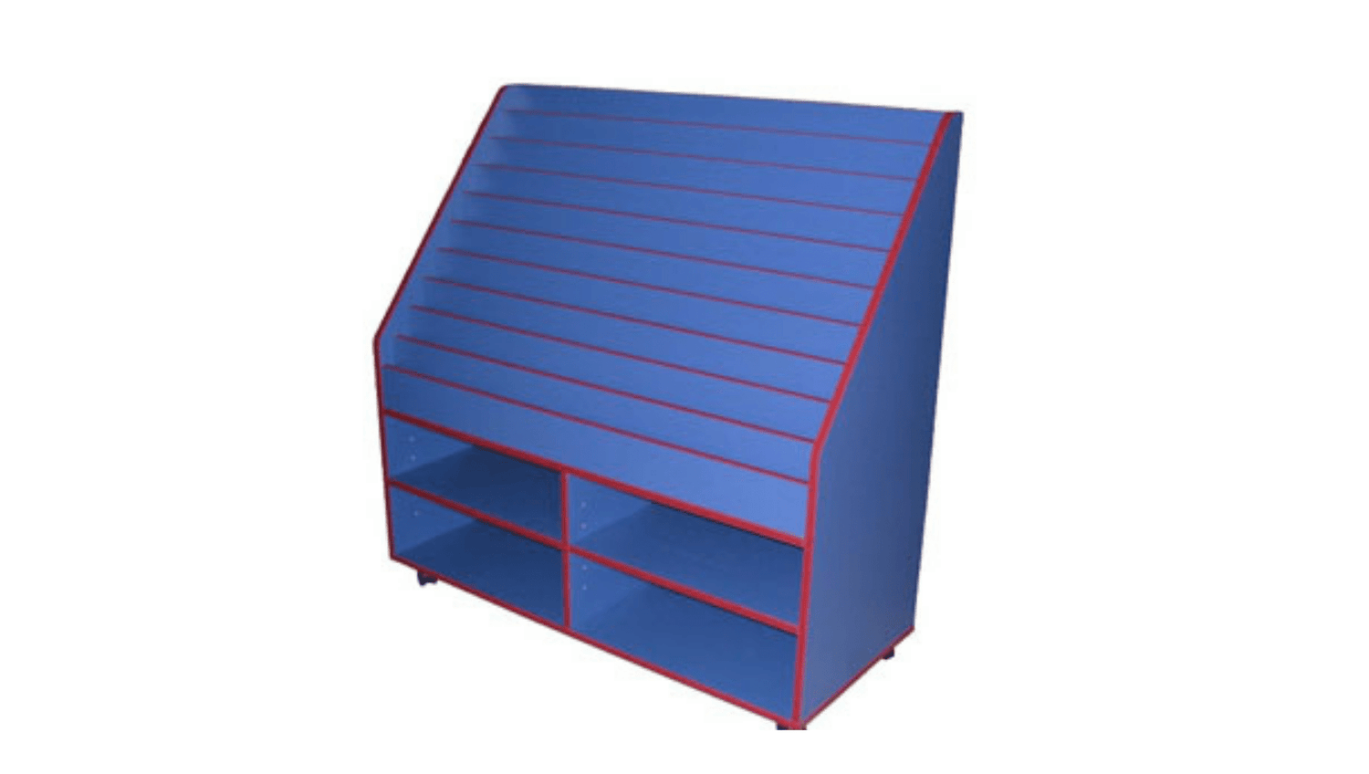 Filing and Storage 10 Tier - 1200mm x 500mm x 1200mm Book Display