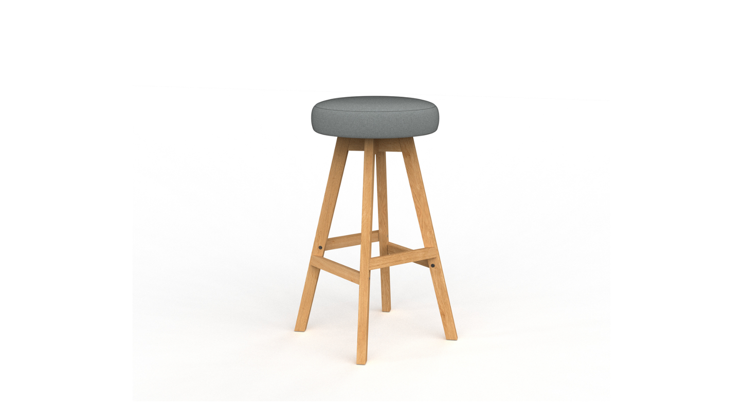 Luna Button Barstool - McGreals
