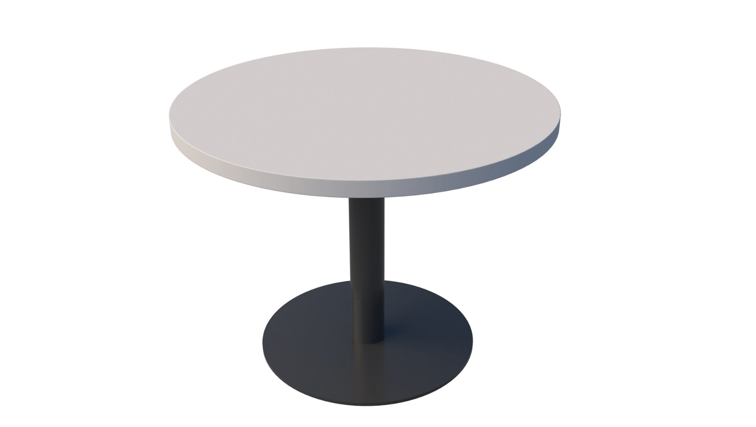 Tables 450DIA / Black / White Classic Coffee Table