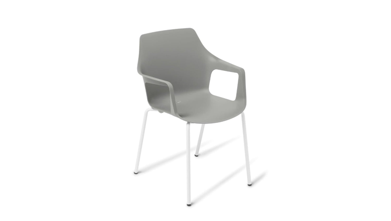 Seating 4 - leg / Grey Coco Chair with Arms