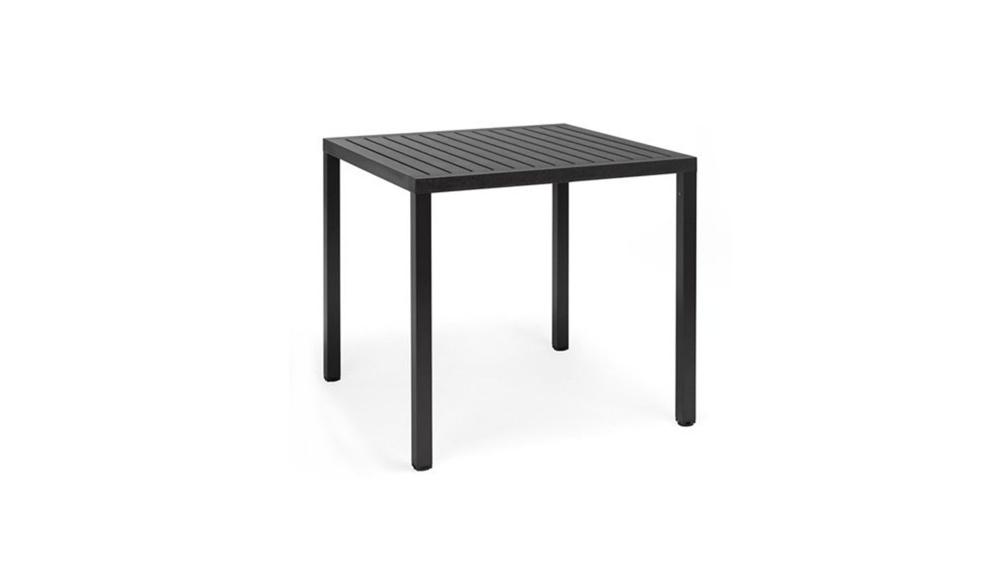 Tables 800mm x 800mm / Charcoal Cube Table