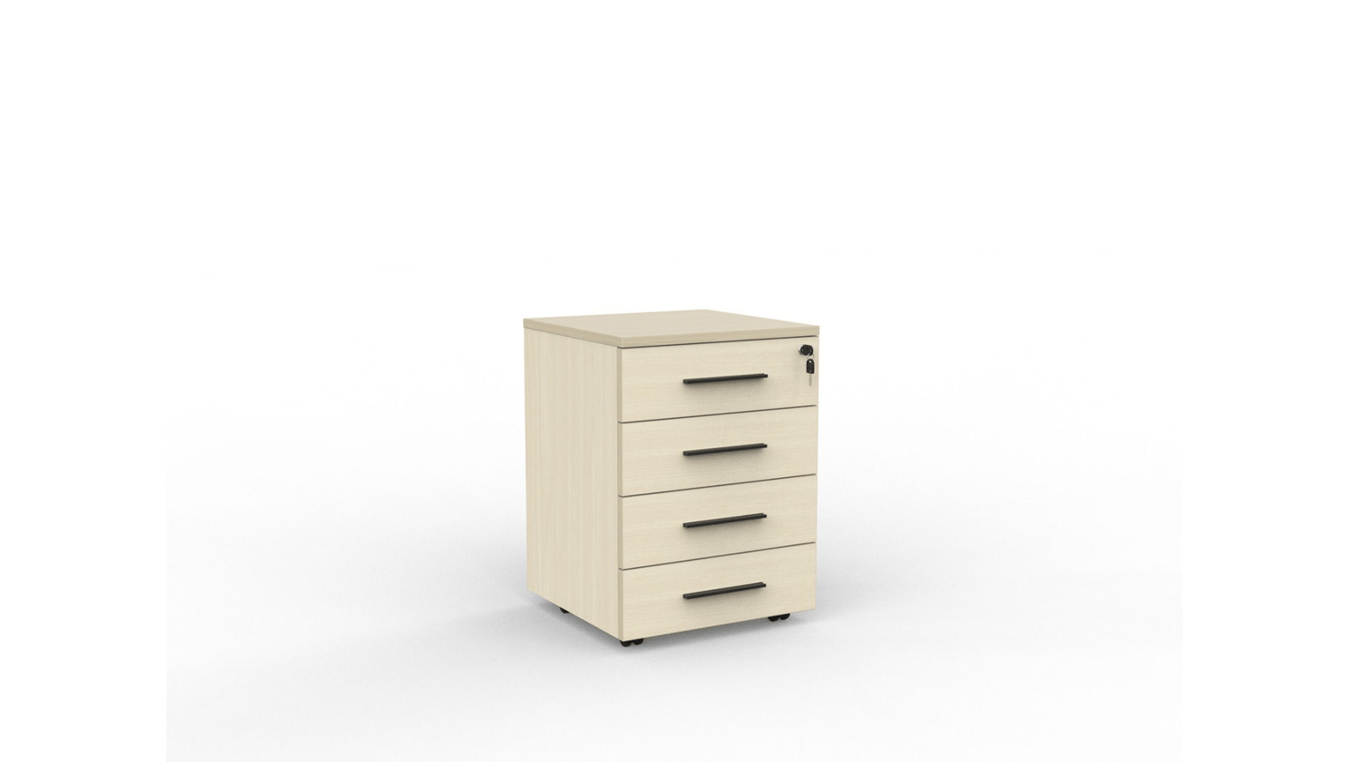 Filing and Storage Cubit Mobile 4 Drawer Unit