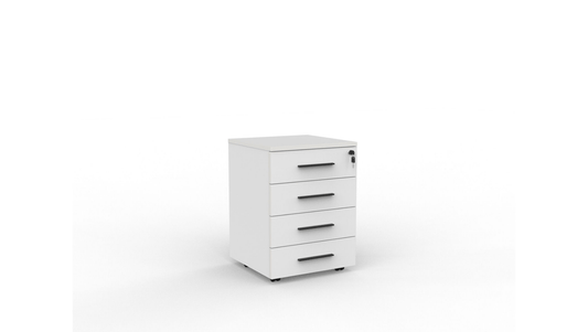 Filing and Storage Cubit Mobile 4 Drawer Unit