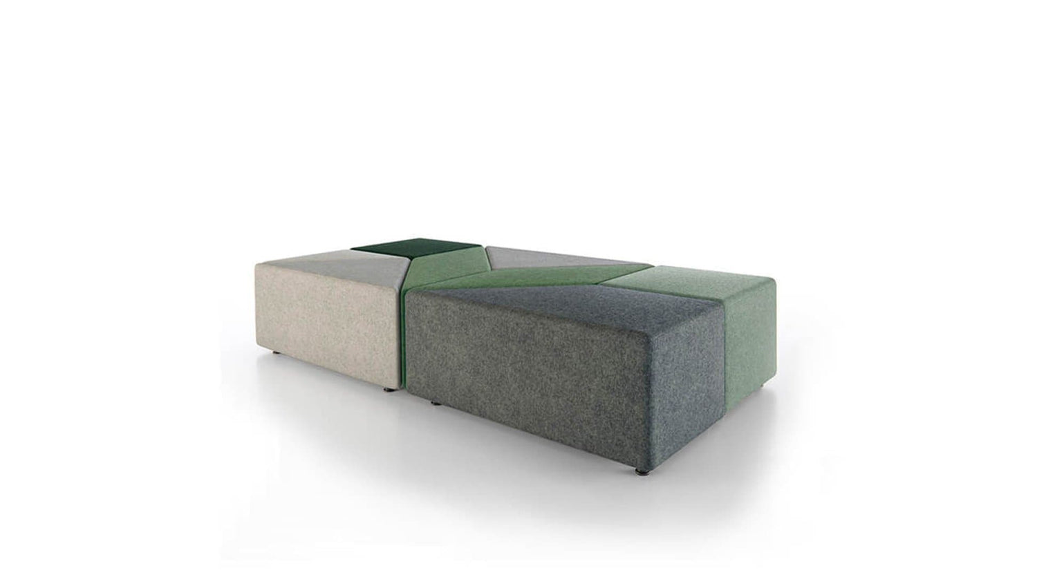 Soft Seating Eight by Four Ottomans