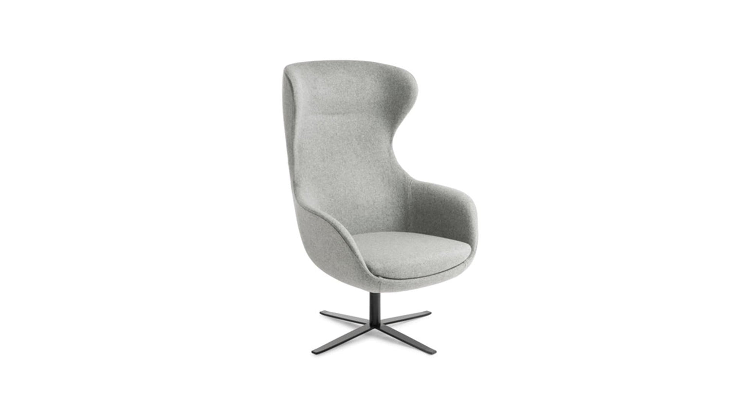 Soft Seating 4 Point base / Black Elizabeth Chair