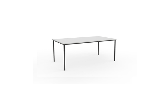 Tables 1200W x 600D x 730H / White Ergoplan Canteen Table