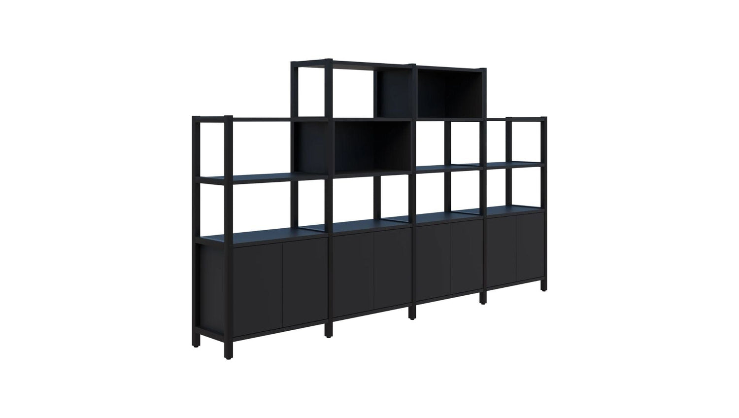 Filing and Storage Open Display Wall - 4 - 5 Tier Grid 40 Range