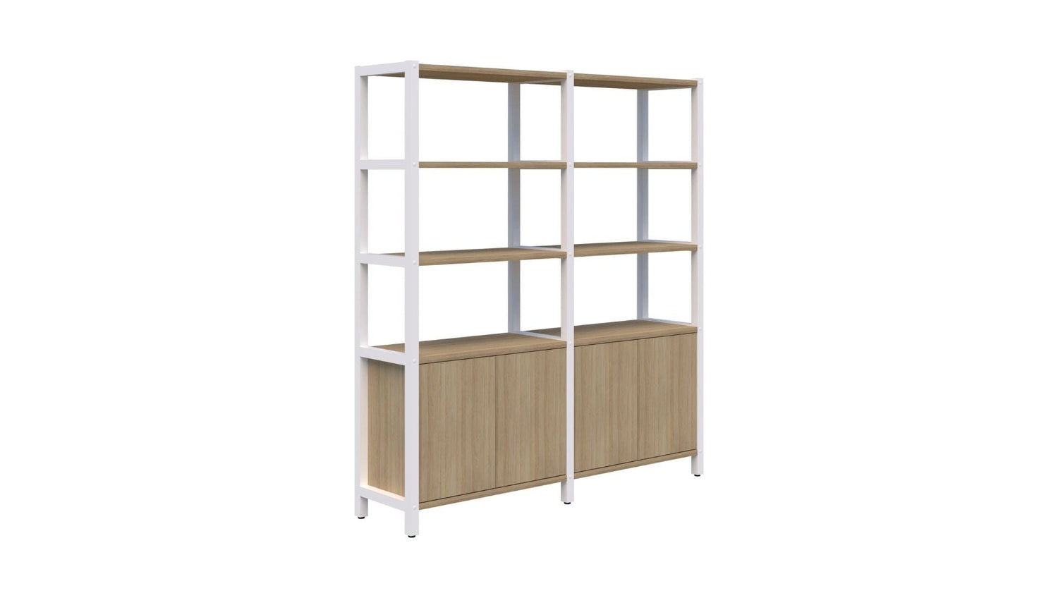 Filing and Storage Open Display Wall - 5 Tier Grid 40 Range