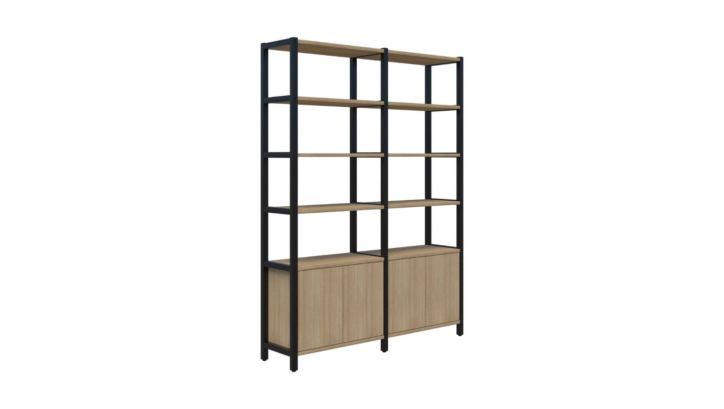 Filing and Storage Open Display Wall - 6 Tier Grid 40 Range