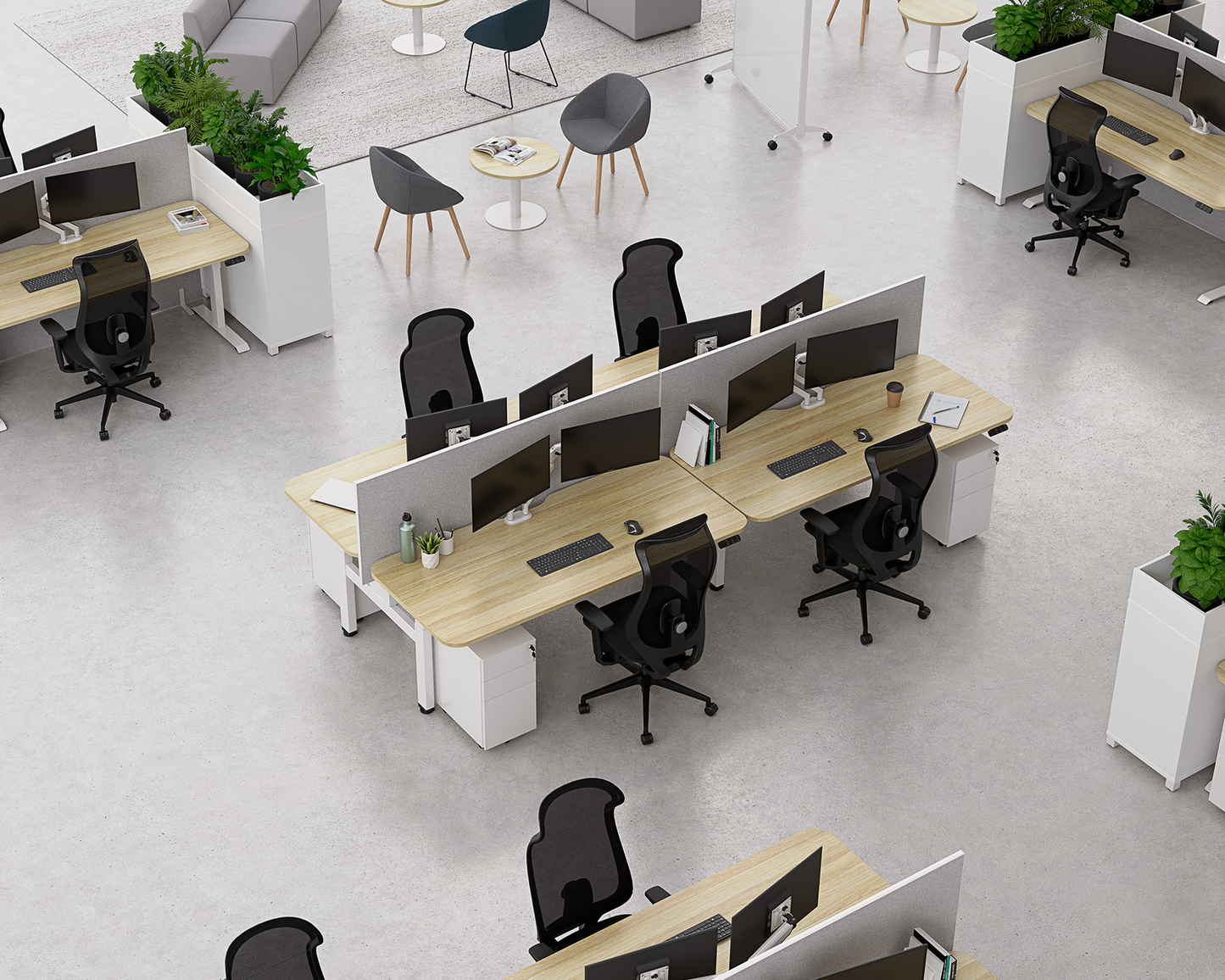 Haven Electric Double Sided Desk - McGreals
