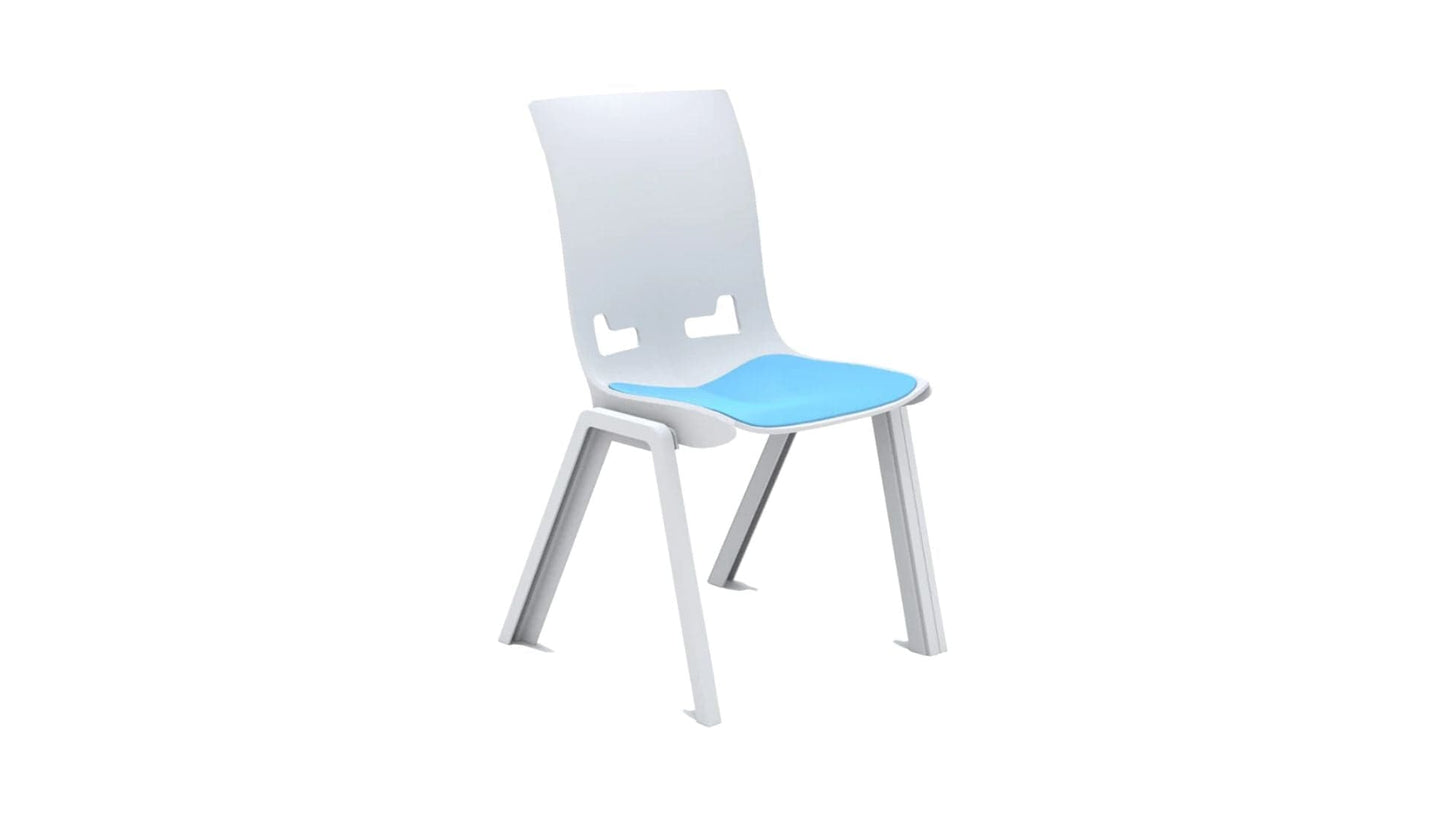 Seating White / Sky Blue Hitch Chair
